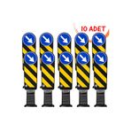 İlgi Trafik 12254 UB R-10 ADET Refüj Uyarıcı Duba Esnek Refüj Başı Tabelası Plastik Refüj Ayırıcı 90 Cm Evelux (200Mm) 10 Adet