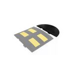 İlgi Trafik 250x500x45mm LT-2000 Kapak Hız Kesici Yönetmeliği Kauçuk Şaseli Yol Kasis Hız Kesici Kasis Kapağı 250X500X45Mm