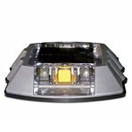 ilgi trafik market Metal Güneş Enerjili Yol Butonu Solar Ledli Otopark Otoyol Butonu 1 Adet Sarı