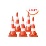 İlgi Trafik UT 5011-5 ADET Trafik Dubası 75 Cm Trafik Konisi Plastik Otopark Yol Duba Trafik Koni (5 Adet)