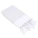 ILGIN HOME %100 Pamuk Peşkir El Havlusu, Mutfak Havlusu, Baş Havlusu 45x100 cm. (Gri)