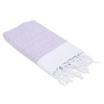 ILGIN HOME %100 Pamuk Peşkir El Havlusu, Mutfak Havlusu, Baş Havlusu 45x100 cm. (Lila)