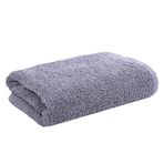 ılgın home Basic Desensiz Spor Havlusu, El Havlusu, Yüz Havlusu, Baş Havlusu, gri, Ilgın Home, 50 X 90 Cm
