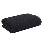 ILGIN HOME Basic Desensiz Spor Havlusu El Havlusu Yüz Havlusu Baş Havlusu (siyah)