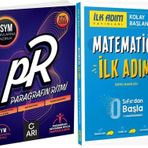 İlk Adım Yayınları Matematiğe İlk Adım 0 Dan Başla ve Arı Paragrafın Ritmi Soru Bankası Seti 2 Kitap