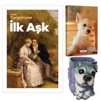İlk Aşk - İvan Turgenyev ve Dekoratif Köpek Kalemlik - Pamuk Şeker Planlama Defteri