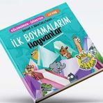 İlk Boyamalarım - Hayvanlar Dikkat ve Zeka Geliştiren +3 Yaş - Dahi Olacak Çocuk Yayınları