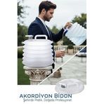 İlk El Grup Akordiyon Bidon - Katlanabilir Lüks Su Taşıma Ünitesi | 10L Şeffaf Tasarım