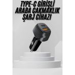 İlk El Grup Araç Içi Şarj Cihazı 38W Güç Kapasiteli Type-C Girişli Araba Çakmaklık - 1 - Renkli
