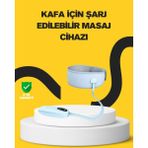 İlk El Grup Baş ve Şakak Masaj Aleti Isı Destekli Derin Rahatlama - 000-Siyah