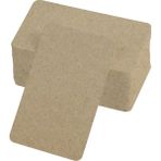 İlk El Grup Boş Kelime Kartları 5x8 cm - 50 Adet Oval Kenarlı | Tabu & Not Kartları - Kraft - Renkli - 1