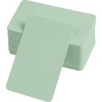 İlk El Grup Boş Kelime Kartları 5x8 cm - 50 Adet Oval Kenarlı | Tabu & Not Kartları - Yeşil - Renkli - 1