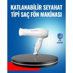 İlk El Grup Çift Isı ve Hız Ayarlı Katlanabilir Saç Kurutma Makinesi - 1