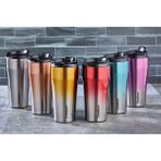 İlk El Grup CKR-2049 400ML.ÇELİK Mug Termos Bardak Çift Renk (4887) - Renkli - 0 - 249 ml