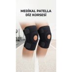 İlk El Grup Destekli Diz Korsesi Patella Menisküs Ağrısı Için Spor Dizlik Ikili Yan Çapraz - Standart - Renkli