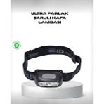 İlk El Grup Gece Balıkçılığı Için Ultra Parlak Şarjlı Kafa Lambası | 4 Işık Modu + USB Şarj Ieg - 1 - 0 - Siyah