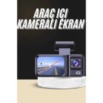 İlk El Grup Ieg 1080P Sürüş Kaydedici 2 Inç Araç Araba Ön Iç Arka Dvr IPS Ekran
