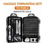 İlk El Grup Ieg™ 115 Parça Manyetik Uçlu Hassas Tornavida Seti - Renkli - standart