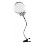 İlk El Grup Ieg™ 2.5 x 130 mm 5X24 mm LED Aydınlatmalı Büyüteç Masa Üstü Metal Hortum Mandallı MG15124