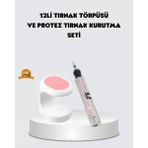 İlk El Grup Ieg 20.000 Rpm Tırnak Matkabı + Mini LED Oje Kurutma Cihazı Seti