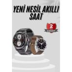 İlk El Grup Ieg™ Akıllı Saat Çelik Kordon Çağrı Cevaplama Amoled Ekran Titreşimli Uyku ve Sağlık Taki - 35 - 48 mm - 1 - Renkli
