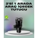 İlk El Grup Ieg™ Araba Çift Bardak Tutucu 360° Dönebilen Ikisi Bir Arada Ayarlanabilir - 1 - Renkli