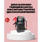 İlk El Grup Ieg™ Araç Için 4 Fonksiyonlu Akü Takviye ve Lastik Şişirme Cihazı - 0 - 3 Yaş - 0 - Siyah