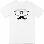 İlk El Grup Ieg™ Babalar Günü Hediye Baba Temalı Baskılı Oversize Bisiklet Yaka T-Shirt - Beyaz