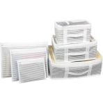 İlk El Grup Ieg™ Bavul Içi Düzenleyici Valiz Organizer 6 Lı Set - Çizgili - Çok Renkli - 1 Adet - Standart