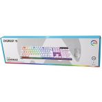 İlk El Grup Ieg™ Beyaz Gökkuşağı Işıklı USB Kablolu Oyuncu Klavye - Mouse Set () - 1