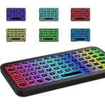 İlk El Grup Ieg™ Bluetooth 5.2 Destekli Kablosuz Mini Rgb Klavye Ultra Ince - 1 - Renkli