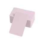 İlk El Grup Ieg™ Boş Kelime Kartları 5x8 cm - 50 Adet Oval Kenarlı | Tabu &amp; Not Kartları - Pembe - 1