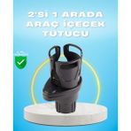 İlk El Grup Ieg™ Çiftli Araba Bardak Tutucu Karbon Fiber Görünümlü 360° Ayarlı - 1 - Renkli