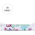 İlk El Grup Ieg™ J-250 Jumbo Boy Çöp Torbası 80 x 110 cm 10 Lu Rulo x 5 Paket = 50 Adet (Mavi) - 10 x 10 cm
