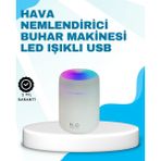 İlk El Grup Ieg™ LED Işıklı Sessiz Masaüstü Nemlendirici – 3 Buhar Modu - Renkli - 1