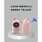 İlk El Grup Ieg™ Şarjlı Bebek Telsizi Uzun Mesafe 22 Kanal LCD Ekran Vox Modu 400 Mah