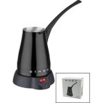 İlk El Grup Ieg™ Siyah Elektirkli Cezve Türk Kahve Makinesi 5 Fincan - 400ML Hazne Paslanmaz Çelik 36 - 1 - 001-Renkli