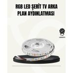 İlk El Grup Ieg™ Tv Arkası LED Şerit Işık Otomatik Açma Kapama Özellikli 2mt - 1 m - Renkli