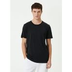 İlk El Grup Ieg™ Unisex Basic Bisiklet Yaka Regular T-Shirt - Siyah - M