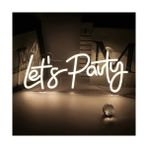 İlk El Grup Let's Party Neon LED Tabela - 1 - 10 W - Amber