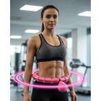 İlk El Grup Masajlı Akıllı Huula Hoop Ayarlanabilir Fitness Çemberi - Renkli