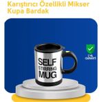 İlk El Grup Pratik ve Dayanıklı Termos Kupa | Tek Tuşla Otomatik Karıştırma - Renkli - 0,5 ml