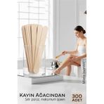 İlk El Grup Premium Ahşap Ağda Spatulası 300’Lü Paket - Profesyonel Salon Tipi Steril Ve Pürüzsü