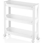 İlk El Grup Rafty 3 Katlı Tekerlekli Sepet Organizer Düzenleyici Raf Ünitesi 465X145X480MM (4887) - Renkli