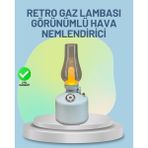 İlk El Grup Renkli LED Işıklı Retro Gaz Lambası Aroma Terapi Mist Maker Ieg - Ahşap - 1