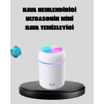 İlk El Grup Taşınabilir USB Mini Nemlendirici – LED Aydınlatmalı, Çift Püskürtme Modu - Renkli - 1