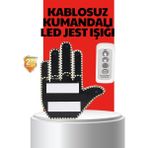 İlk El Grup Uzaktan Kumandalı LED Jest Işığı – 3 Farklı Hareket Modu - 1 m - 00 Beyaz