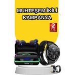 İlk El Grup Yeni Nesil Akıllı Saat ve Bluetooth Kulaklık Titreşim Bildirimleri Uyku Takibi - Standart - 1 - Renkli