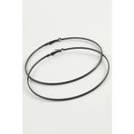 İlk El Grup Zincir Desenli Metal Halka Küpe 8-9-10 Cm