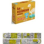 Ilk Kelimeler Müzesi - Hayvanlar (Ingilizce Destekli Kitap ve Yapboz Seti) + Mat. Öğreten Cetvel
